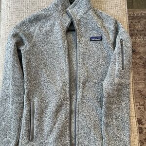 Patagonia Heather Gray Fleece Jacket